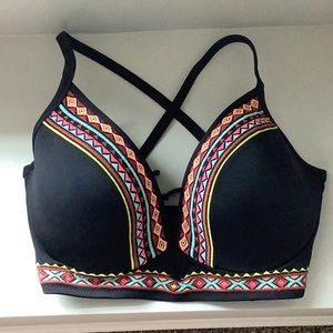 Lightly Lined V Wire Bikini Top